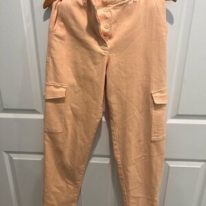 Peach Cargo Pants